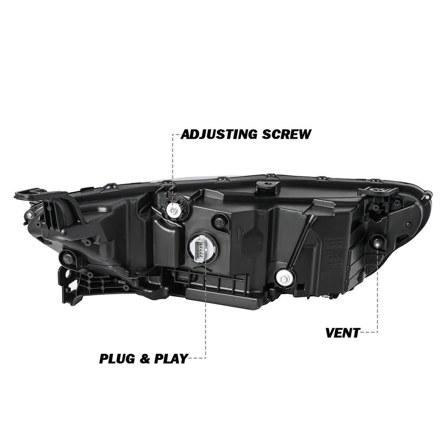 For 2023-2025 Honda Accord Full LED Projector Headlights