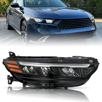 For 2023-2025 Honda Accord Full LED Projector Headlights