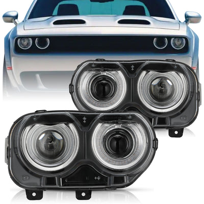 For 2015-2022 Dodge Challenger HID Projector Headlights