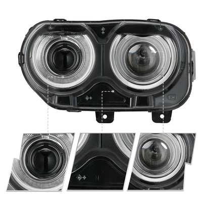 For 2015-2022 Dodge Challenger HID Projector Headlights