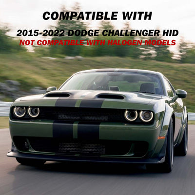For 2015-2022 Dodge Challenger HID Projector Headlights