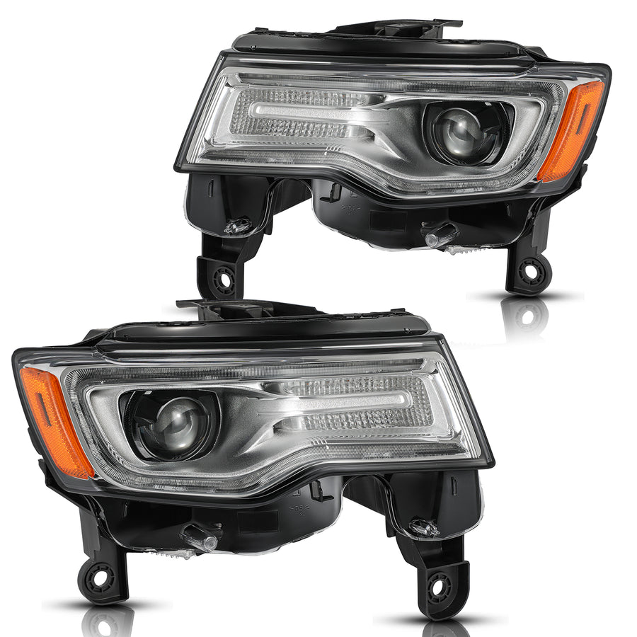 For 2017-2021 Jeep Grand Cherokee HID Projector Headlights