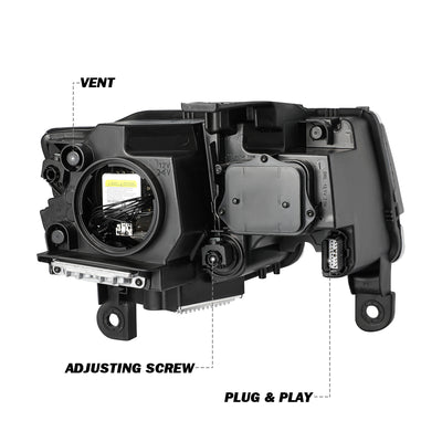For 2017-2021 Jeep Grand Cherokee HID Projector Headlights