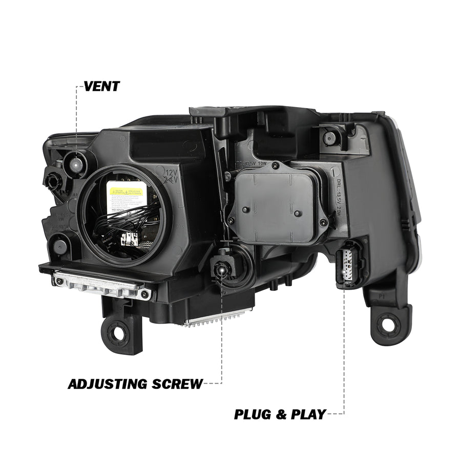 For 2017-2021 Jeep Grand Cherokee HID Projector Headlights