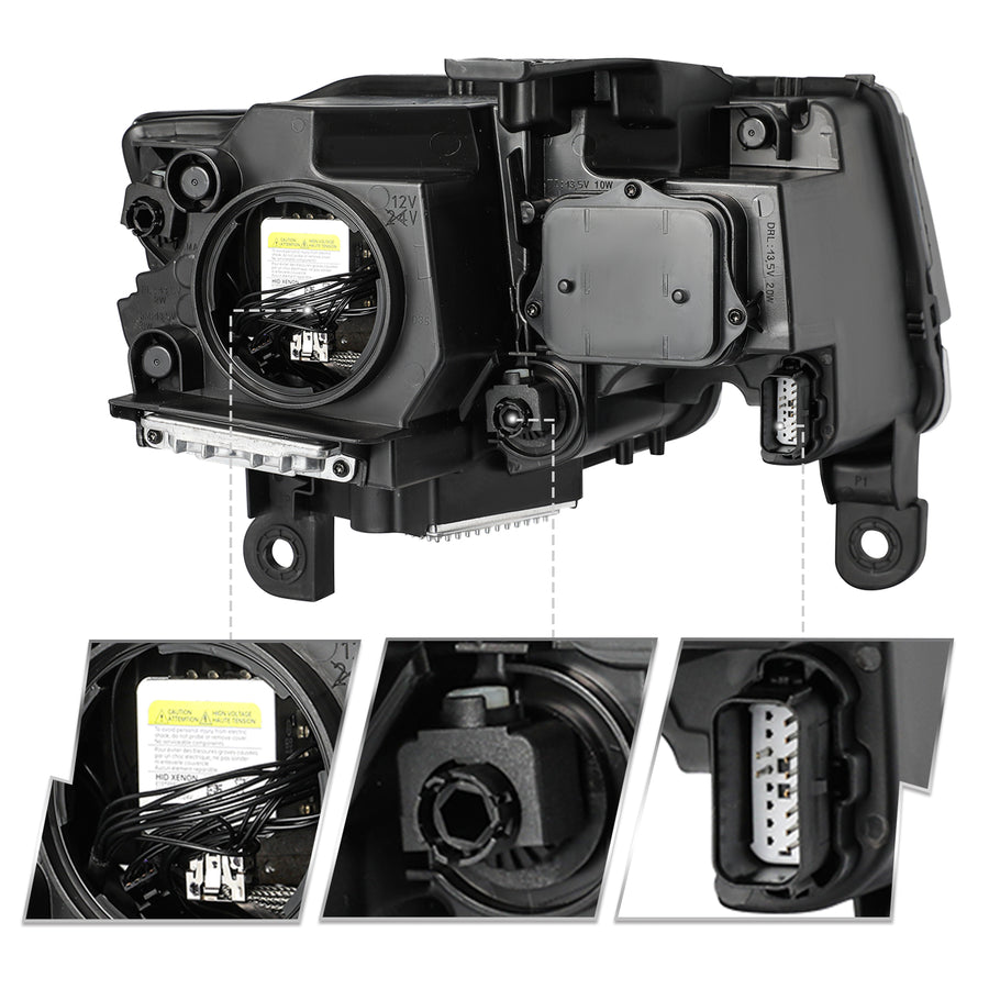 For 2017-2021 Jeep Grand Cherokee HID Projector Headlights
