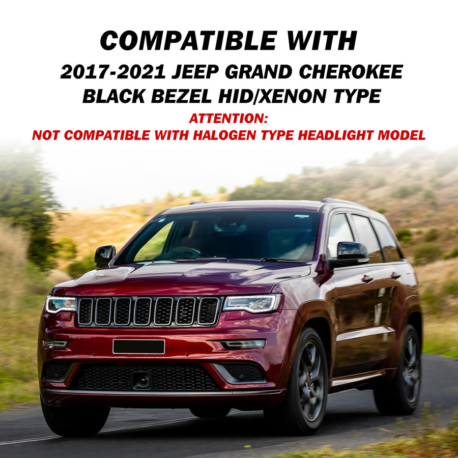 For 2017-2021 Jeep Grand Cherokee HID Projector Headlights