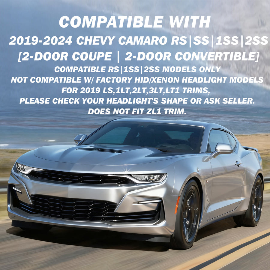 For 2019-2024 Chevy Camaro RS|SS|1SS|2SS FULL LED Projector Headlights