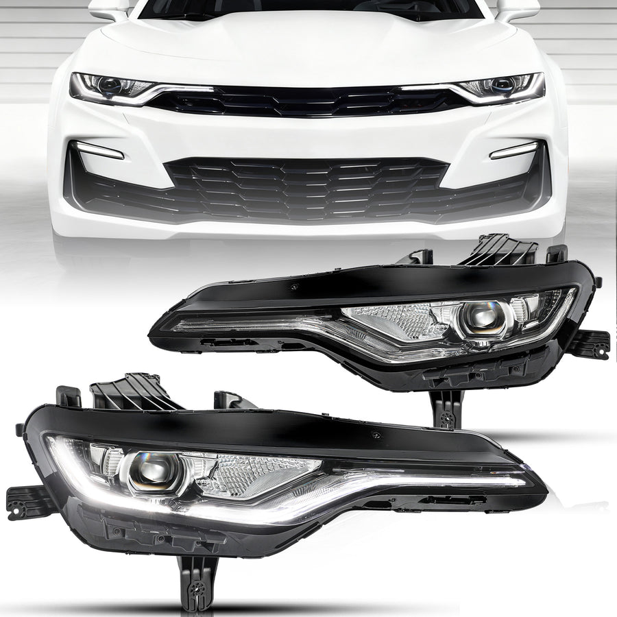 For 2019-2024 Chevy Camaro RS|SS|1SS|2SS FULL LED Projector Headlights