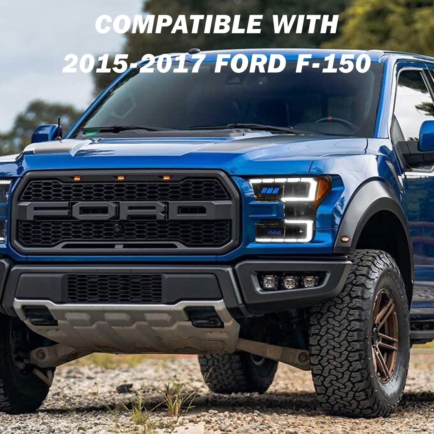 2015-2017 Ford F-150 Full LED Performance Headlights – LESEM