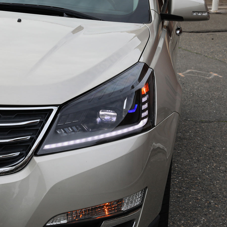 2013-2017 Chevy Traverse Full LED Projector Headlights-1