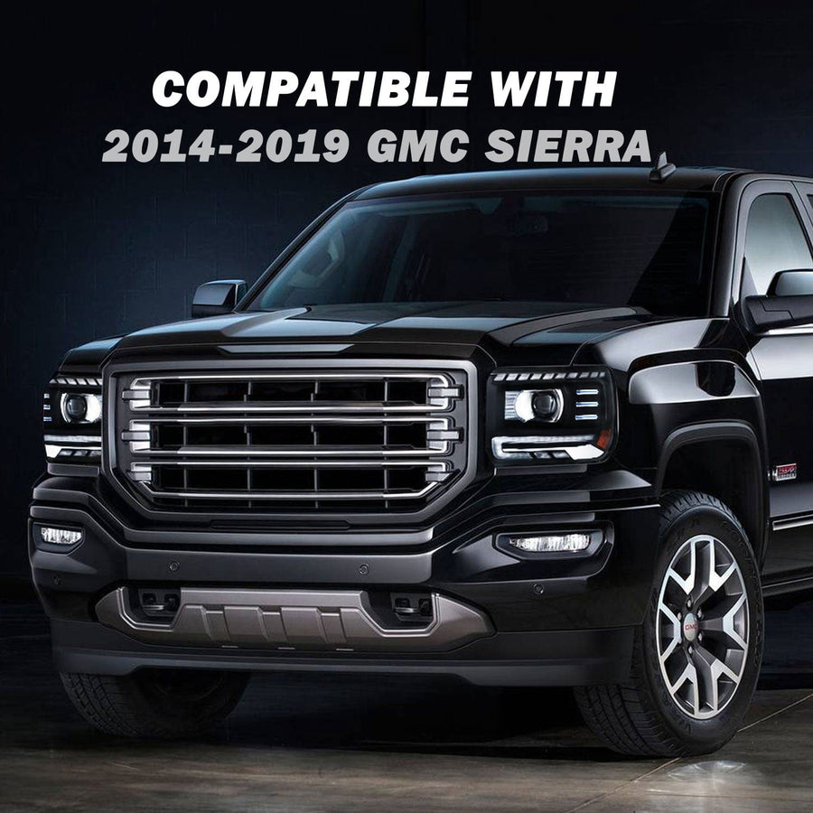 For 2014-2019 GMC Sierra Full LED Performance Headlights